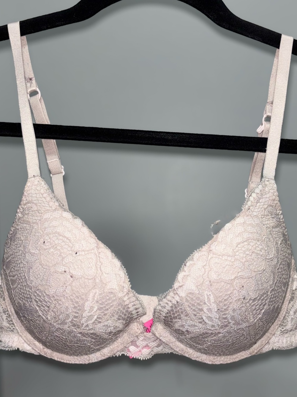 La Senza Obsession Lace Pushup Bra - Light Pink